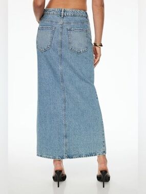 Dynamite Denim Maxi Midi Skirt